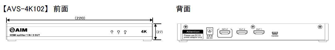 HDMI 分配器 / AVS-4K102